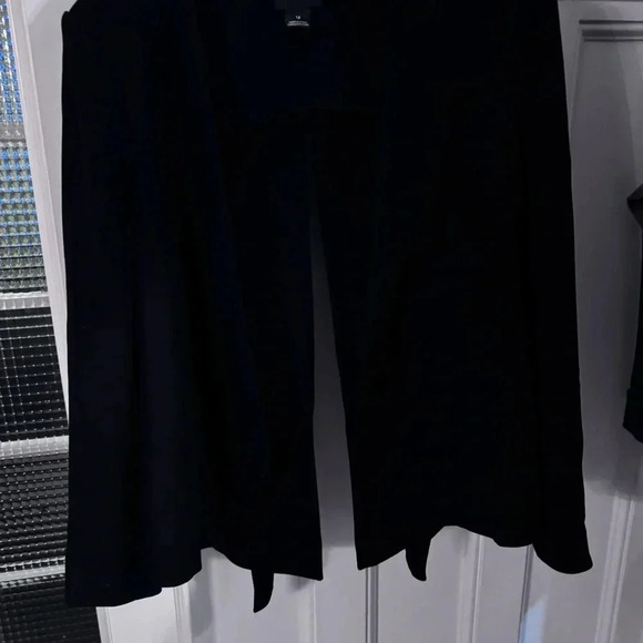 Club Monaco Women Open Split Back Blazer Black Size 12 - Picture 2 of 9